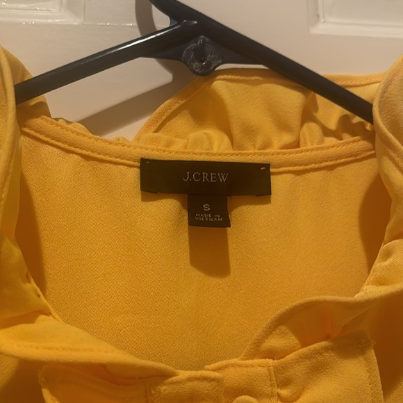 J Crew Size Small Yellow Dressy Tank - Picture 2 of 3